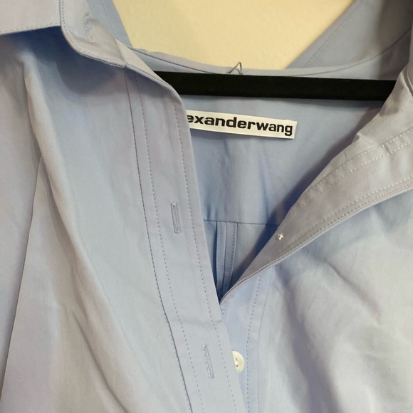 EUC ALEXANDER WANG Cinched Cotton Shirt Dress $795 0 - Picture 5 of 8